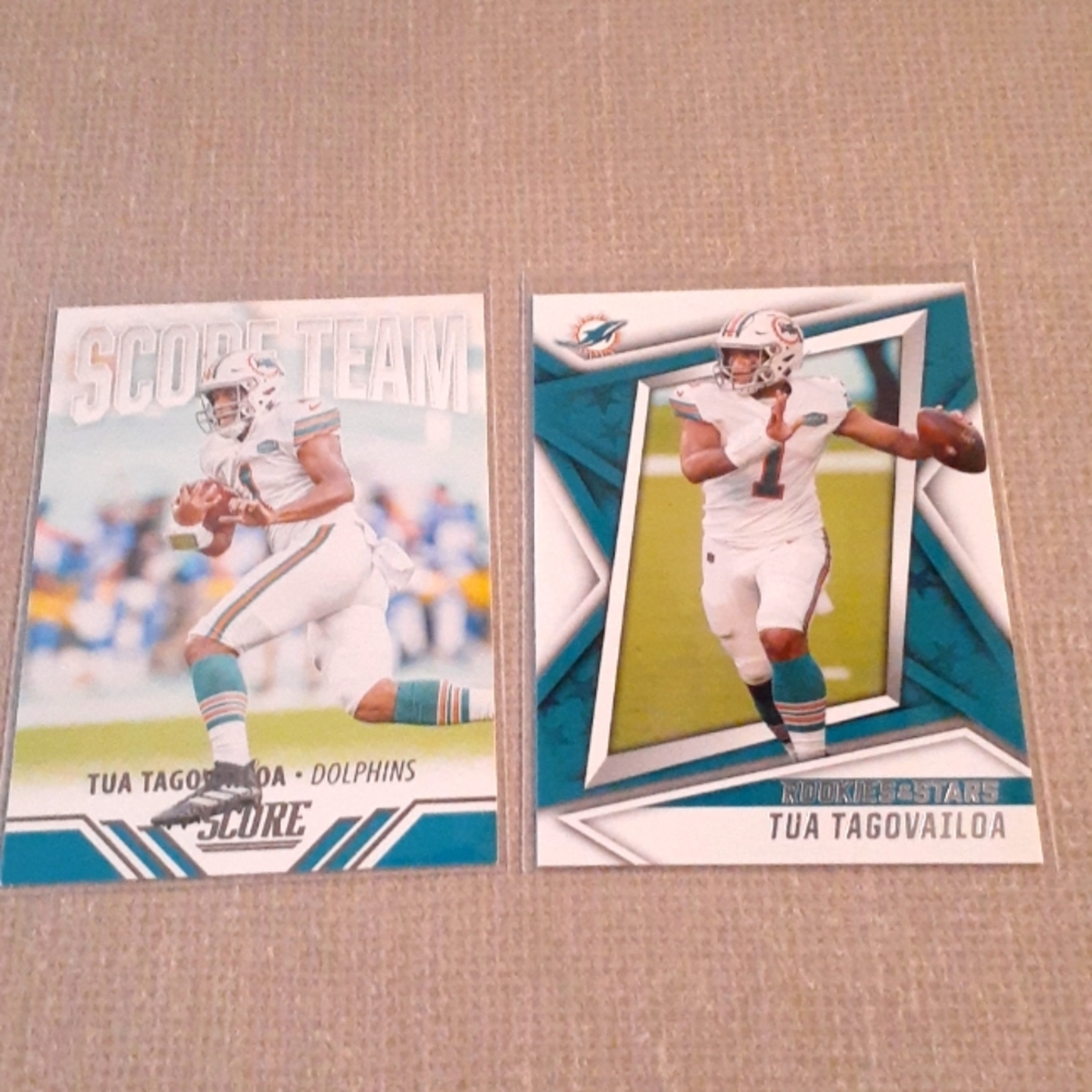 2021 Tua Tagovailoa Miami Dolphins Score Team and Rookies and Stars